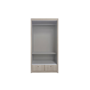 Furnituremart Wardrobe With Sliding Glass Door