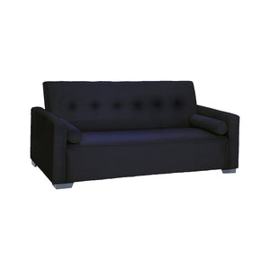 Nikita Leather Sofa Bed Black