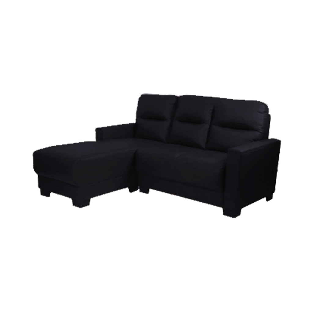 3 Seater Alison Leather L-Shape Sofa