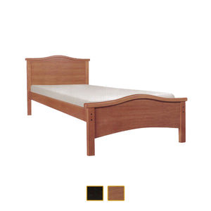 Rene Wooden Bed Frame Cherry, And Walnut In Super Single Size-Bed Frame-Furnituremart.sg