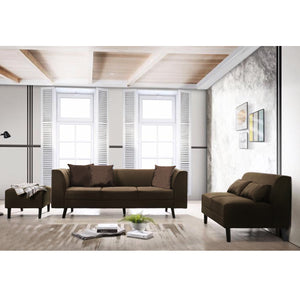 Columbus Fabric/ Leather 3 Piece Modular Sofa Set in 6 Colours-Furnituremart.sg