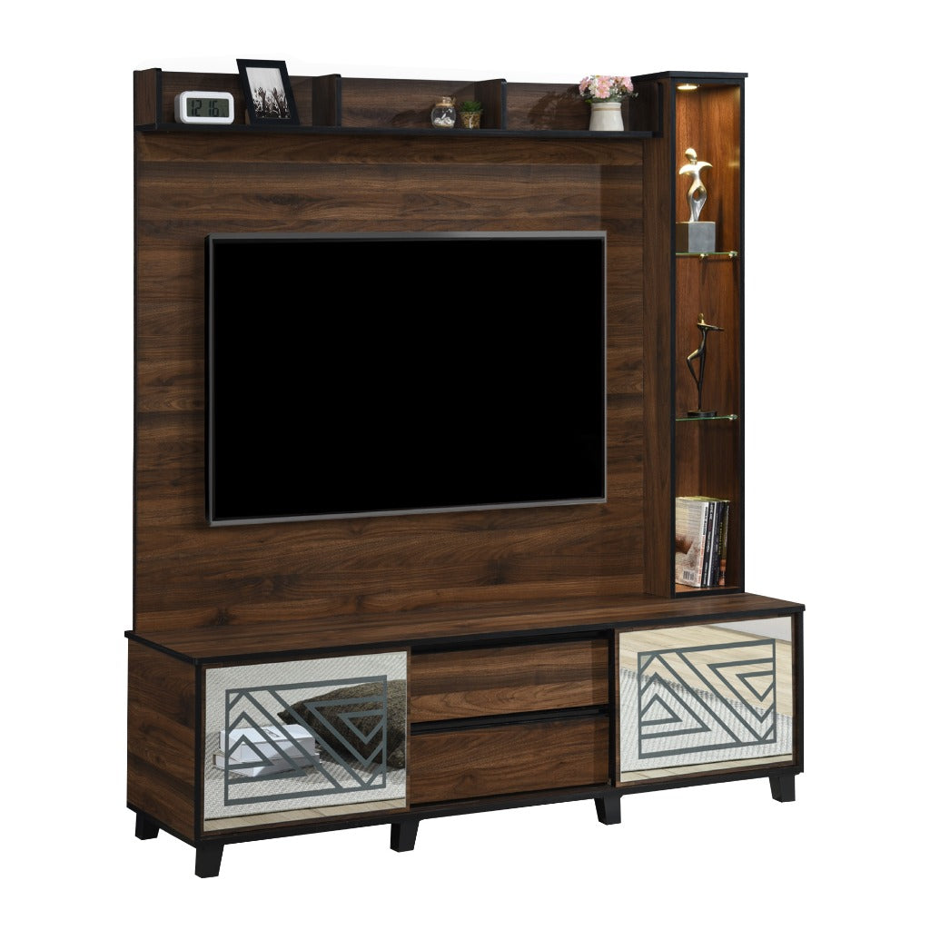 Lamvi TV Console with Back Panel in 4 Designs