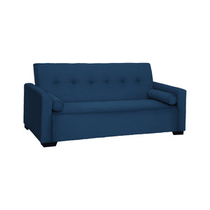 Nikita 3 Seater Leather/ Fabric Sofa Bed In 8 Colours-Sofa-Furnituremart.sg