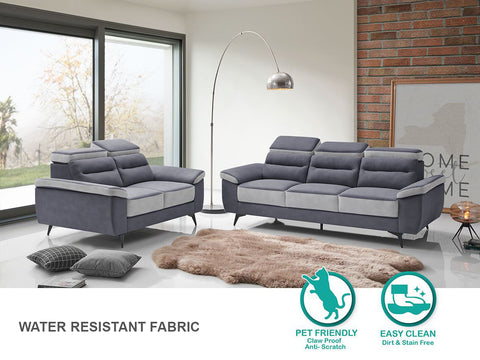 Image of Lovinna 2-Seater and 3-Seater Sofa Set Pocketed Spring System