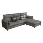 Consadole 3/4 Seater Leather Sofa Set With Ottoman In 5 Colours-Furnituremart.sg