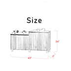Zariah Series 6 Wooden Kitchen Cabinet with Drawer