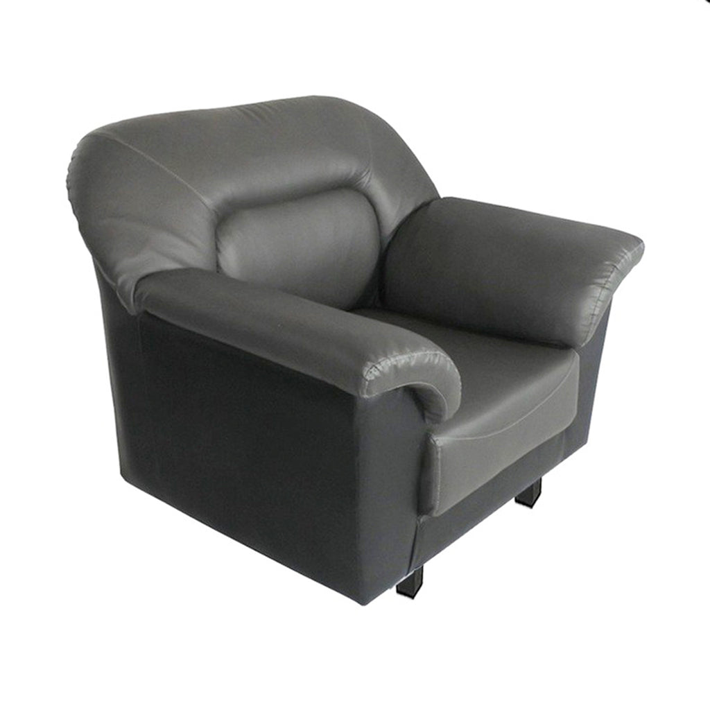 Horgar Series 1/2/3 Seater Faux Leather Sofa With Ottoman