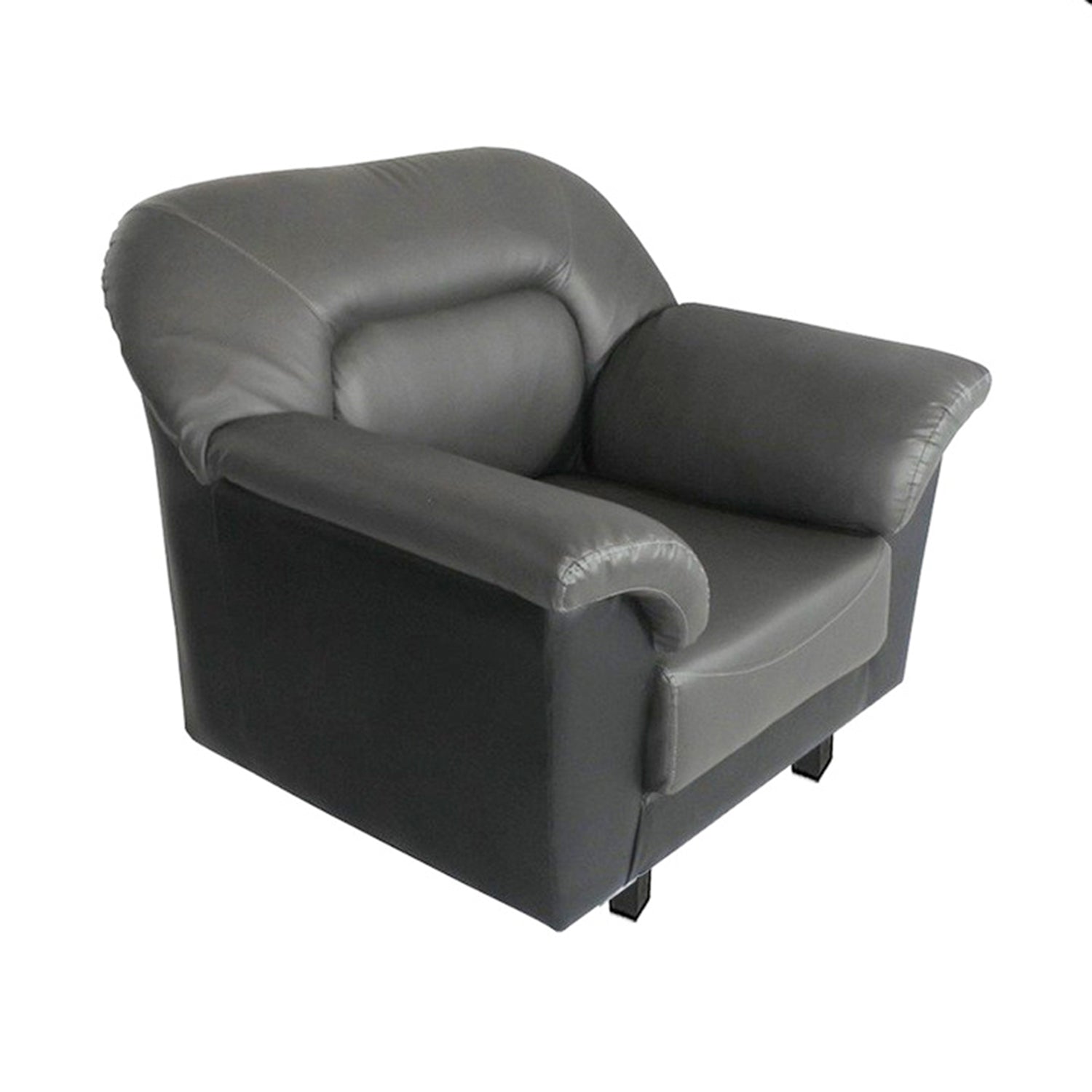 Horgar Series 1/2/3 Seater Faux Leather Sofa With Ottoman