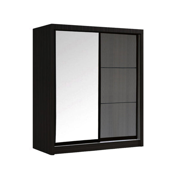 Kenzo 5 Feet Sliding Glass Door Wardrobe | Furnituremart.sg