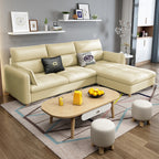 3 Seater Leather L-Shape Sofa
