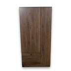 Britain 3 Door With Drawer Wardrobe In Walnut