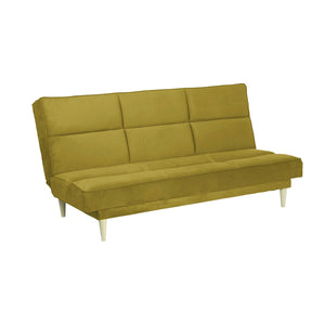 Sisoko 3 Seater Leather/ Fabric Sofa Bed In 8 Colours-Furnituremart.sg