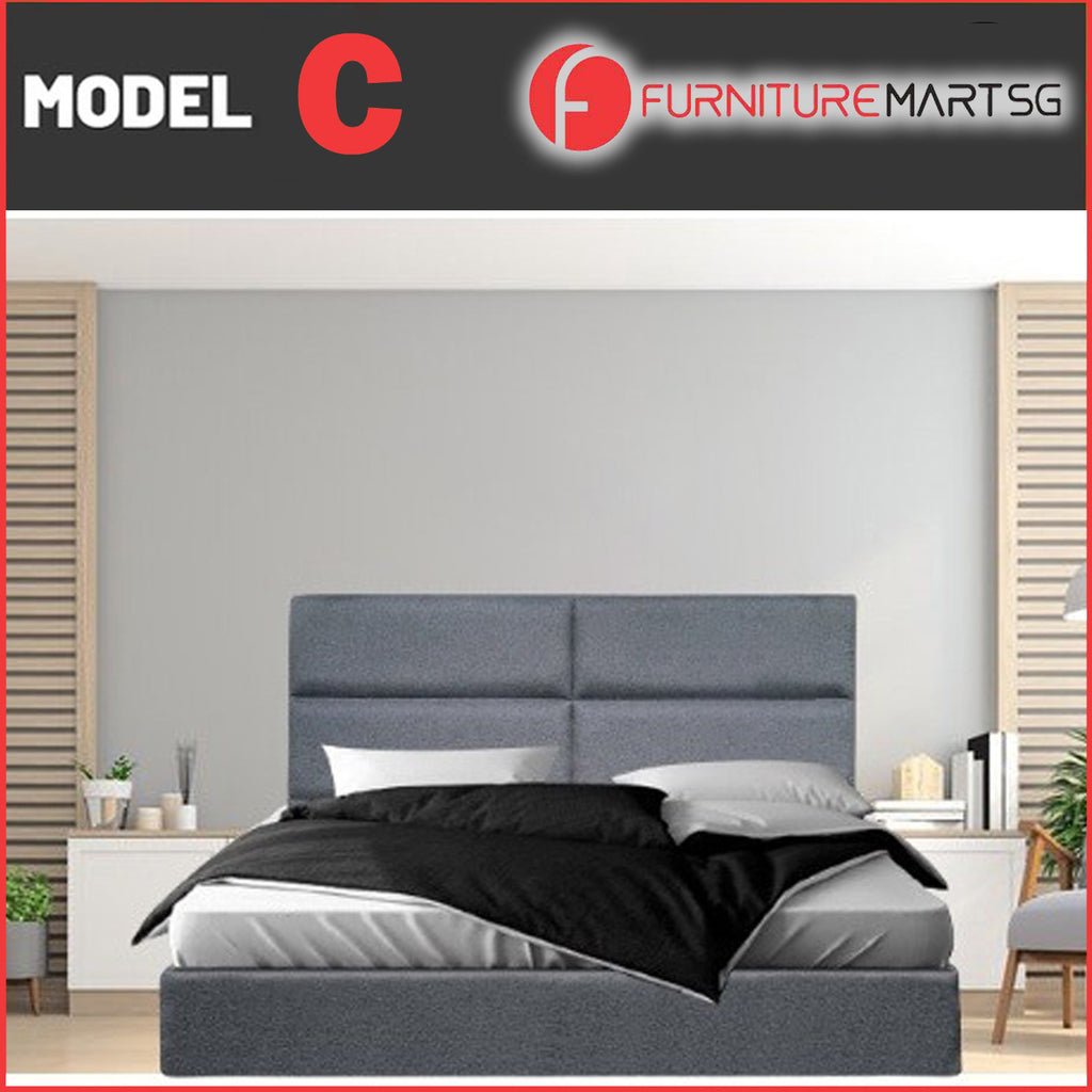 Daphne Headboard Bedframe Divan Only 3 Model Designs