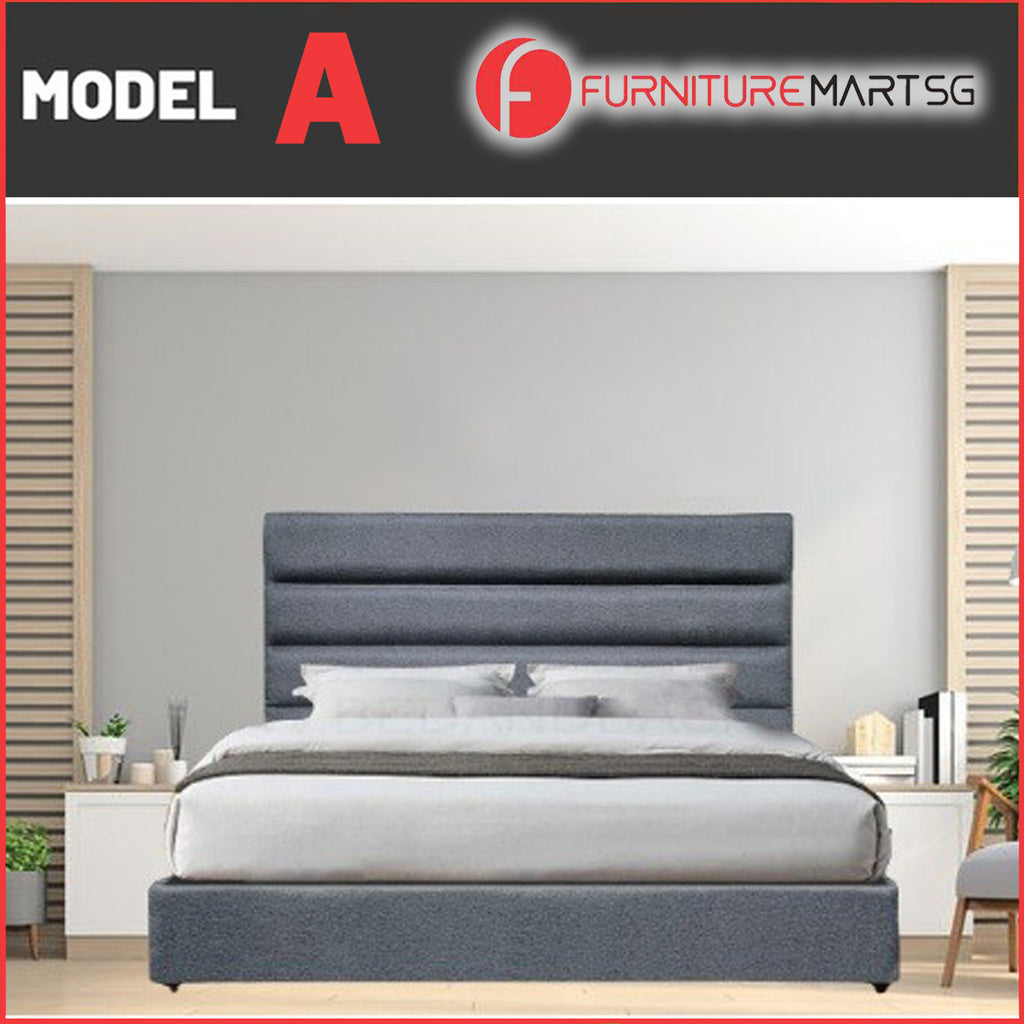 Daphne Headboard Bedframe Divan Only 3 Model Designs