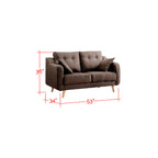 Parlo 1/2/3 Seater Fabric Sofa 6 Colours-Sofa-Furnituremart.sg
