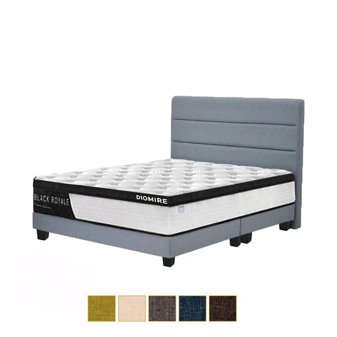 Image of Selvey Series Fabric Divan Bed Frame In Single, Super Single, Queen, And King Size-Bed Frame-Furnituremart.sg