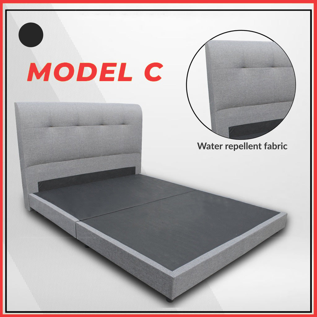 Quina Series 3 Woven Fabric Divan Bed Frame  - All Sizes Available