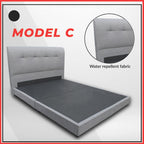 Quina Series 3 Woven Fabric Divan Bed Frame  - All Sizes Available