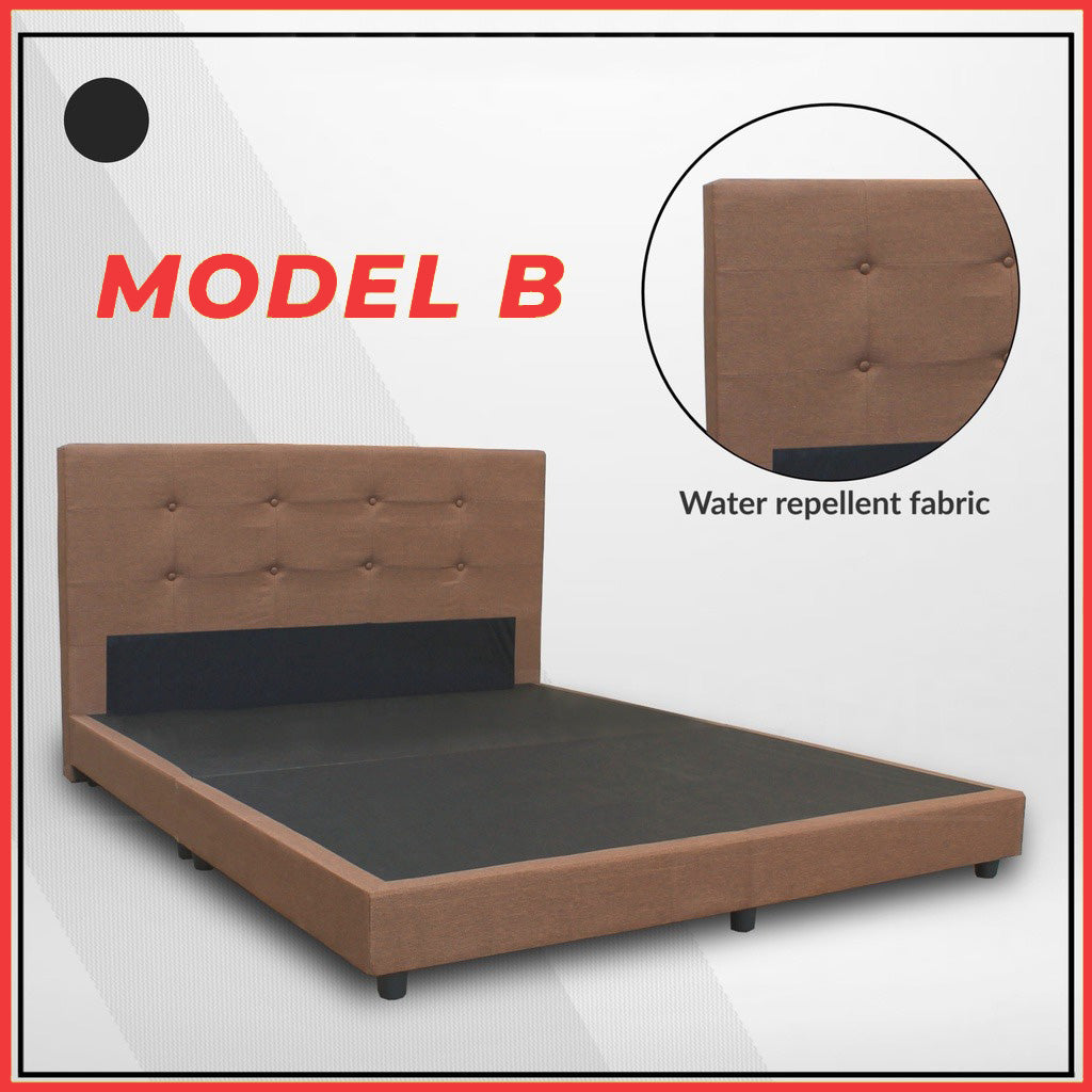 Quina Series 2 Woven Fabric Divan Bed Frame  - All Sizes Available
