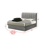 Adele SBD 12" Storage Bed Frame In 3 Colors w/ Mattress Option