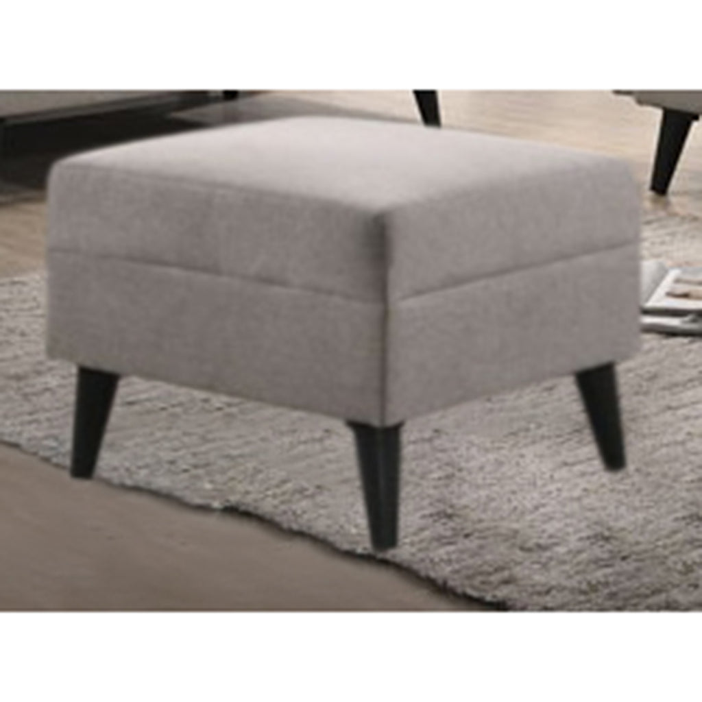 Lamia Modern Button Tufted Sofa Set Upholstered In Grey Fabric