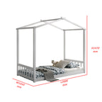 Carino Single Tent Bed in White