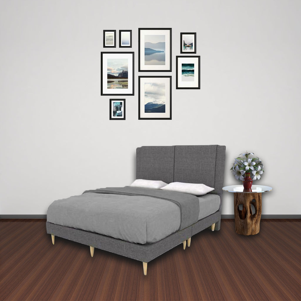 Vermeer Divan Bed Frame 6" Pencil Leg In 5 Colors